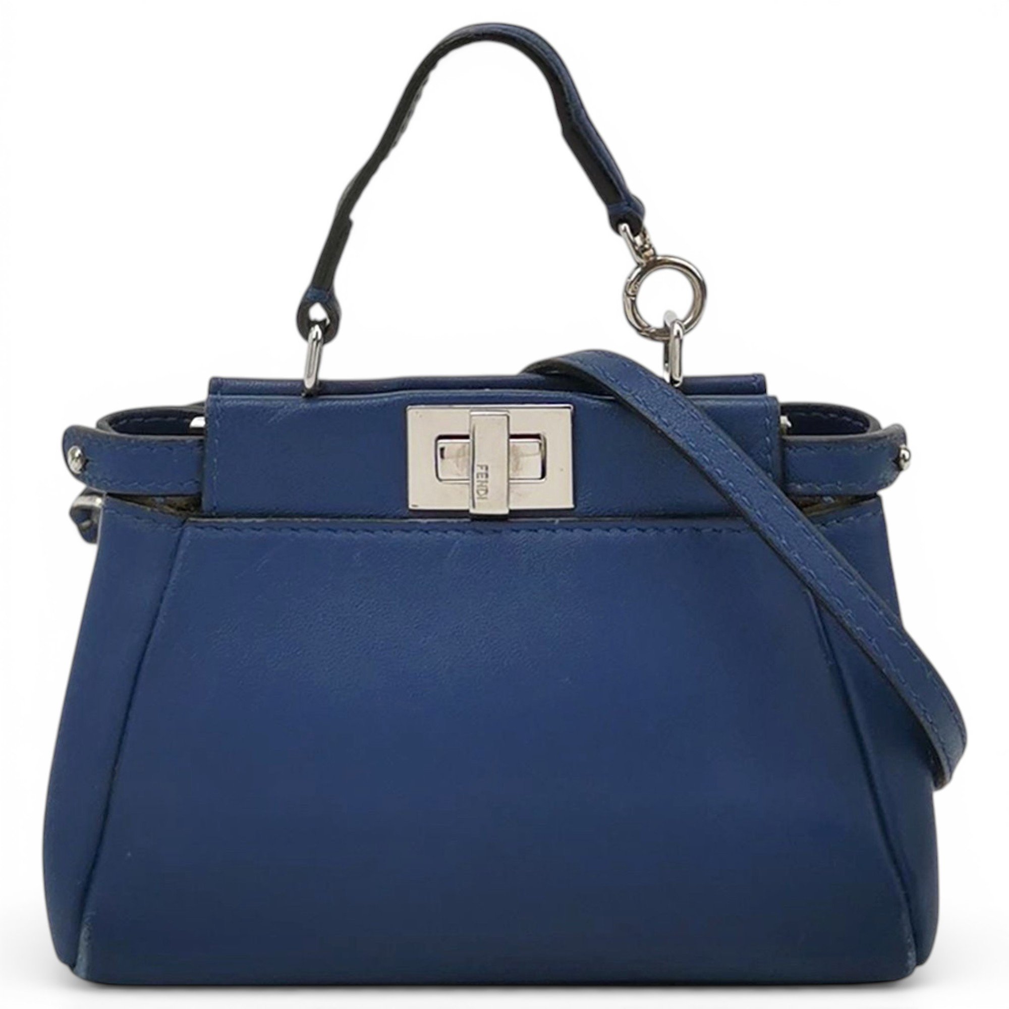 Peekaboo leather handbag