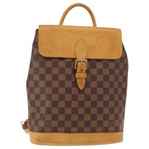 Leather backpack