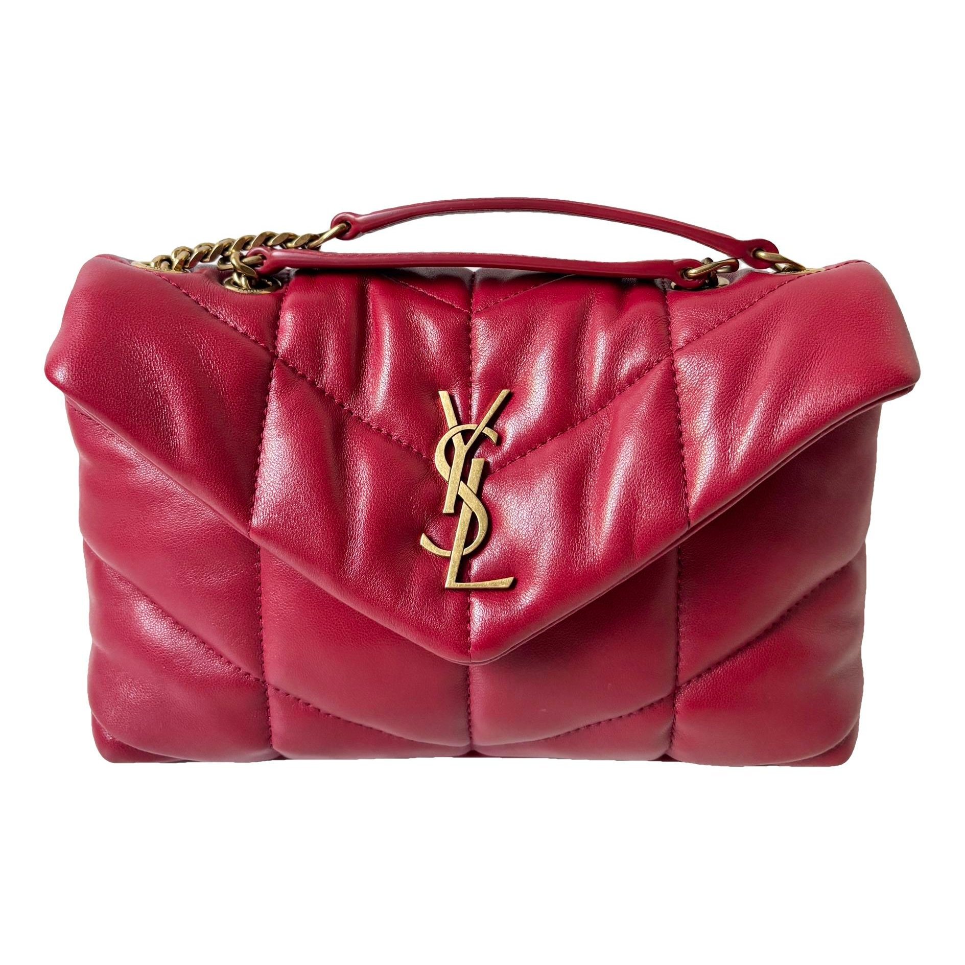 Loulou Puffer leather crossbody bag