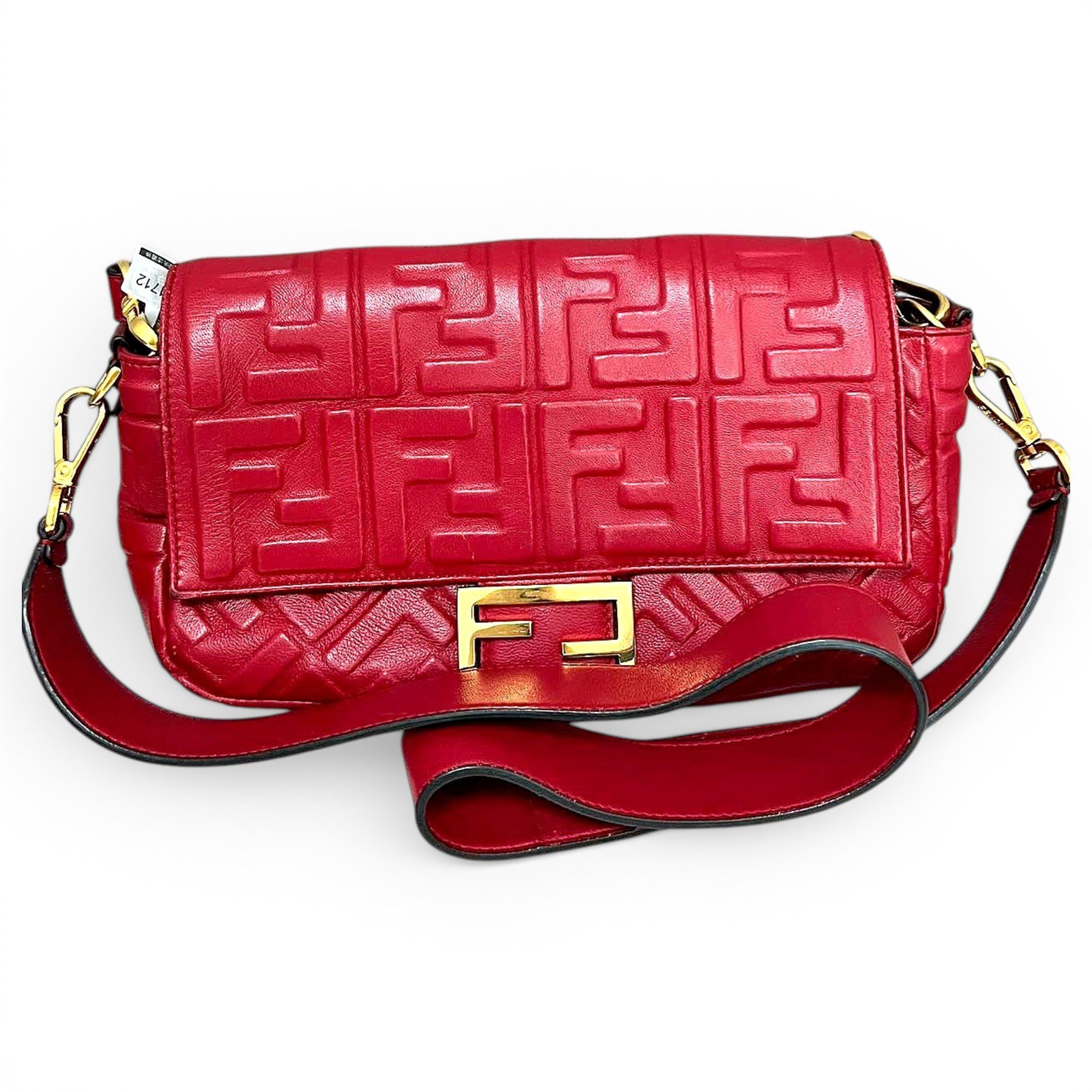 Baguette leather handbag