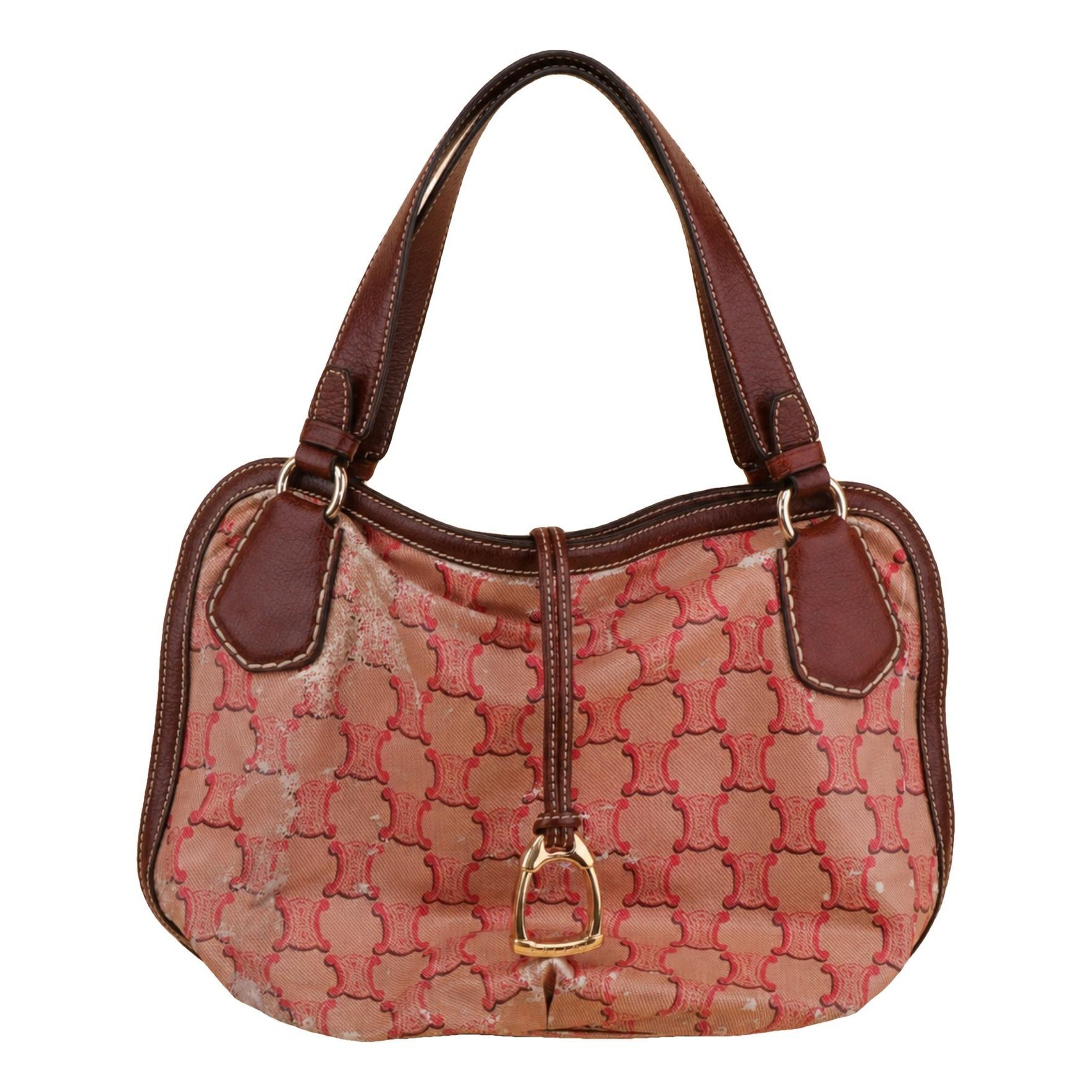 Triomphe leather tote