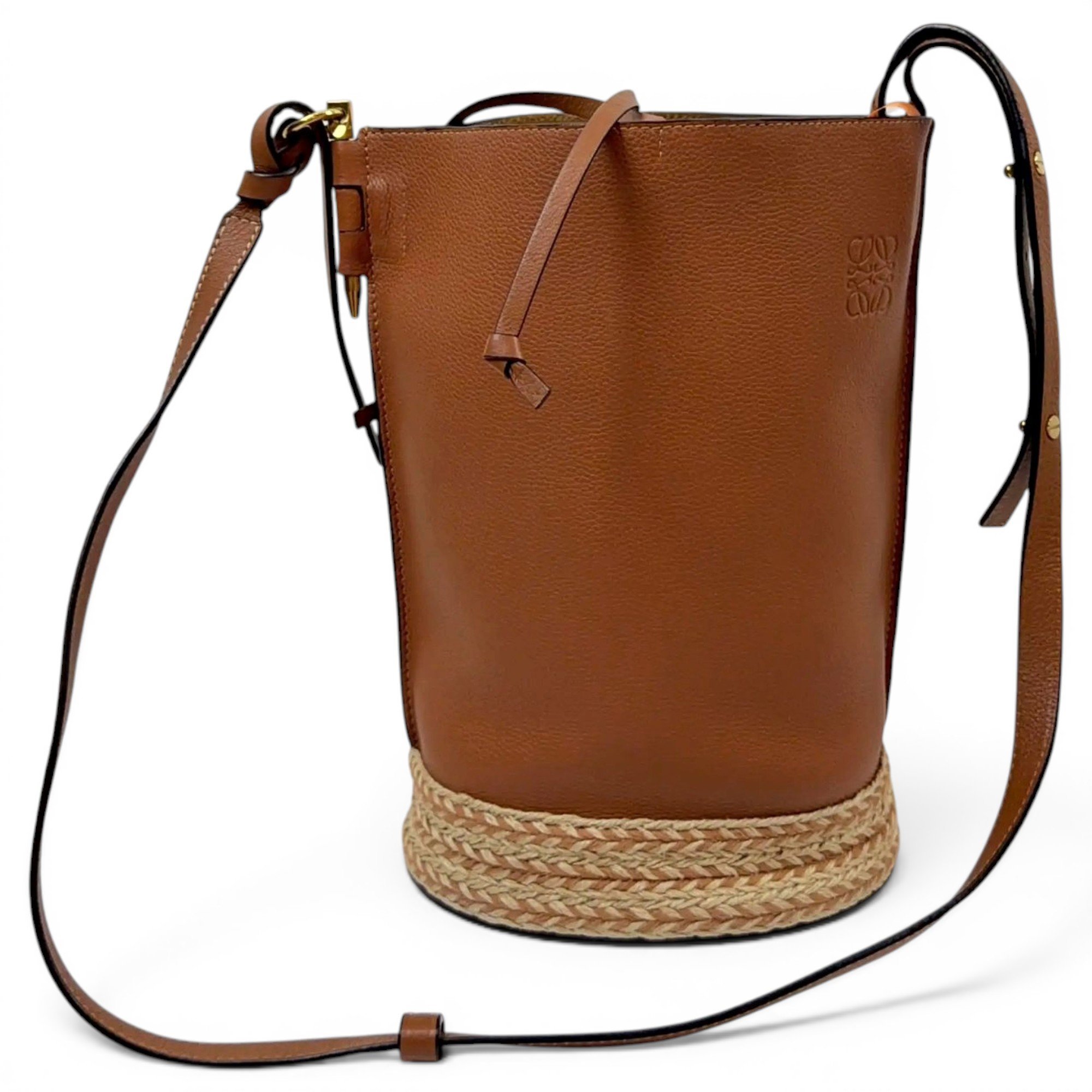 Gate Bucket leather handbag