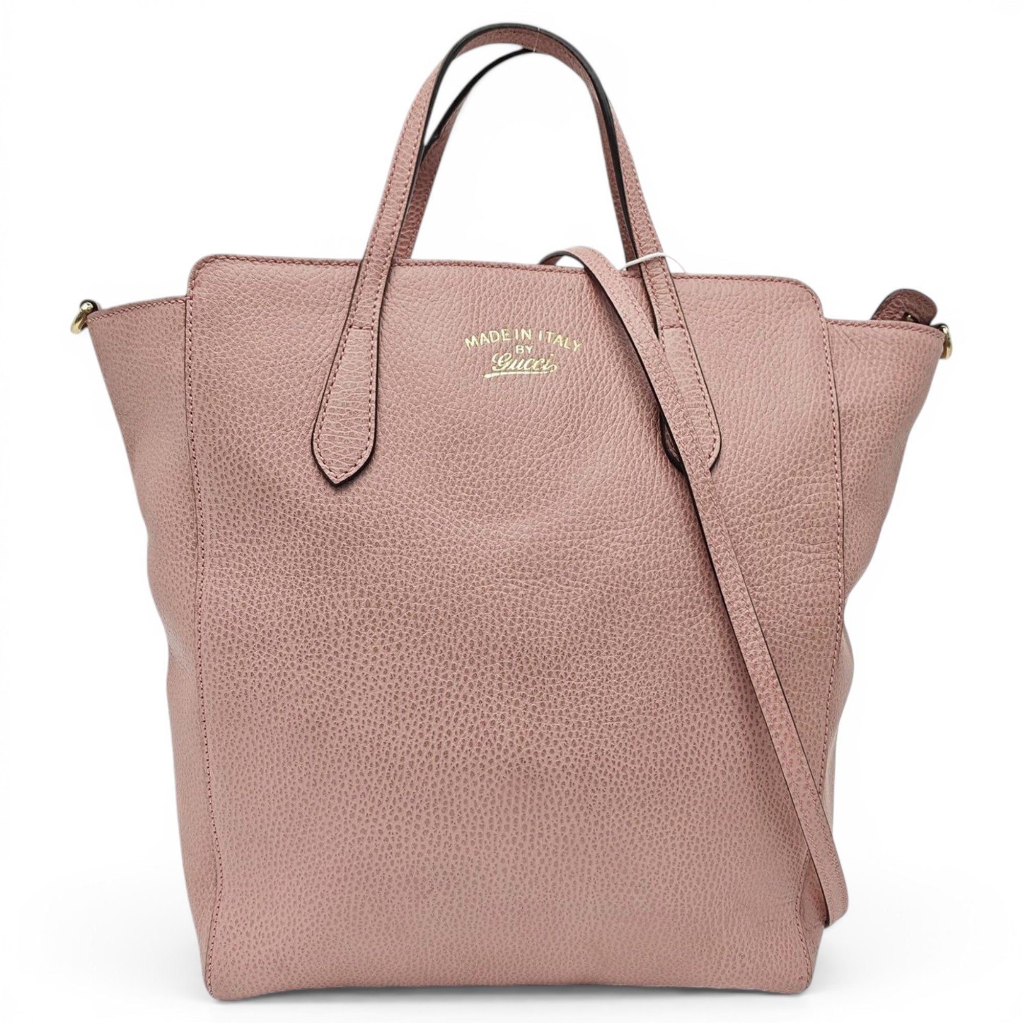 Swing leather handbag