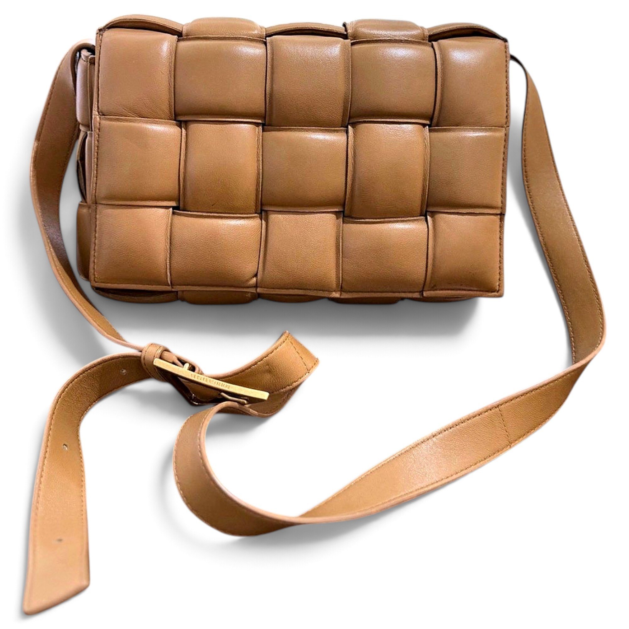 Cassette Padded leather handbag