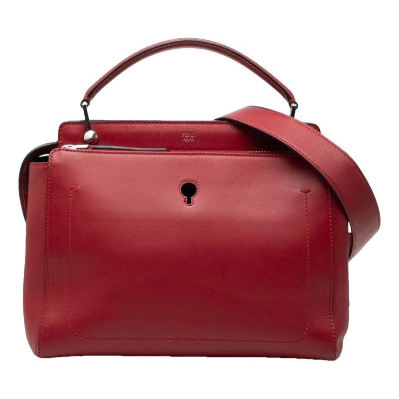 Dot Com leather handbag