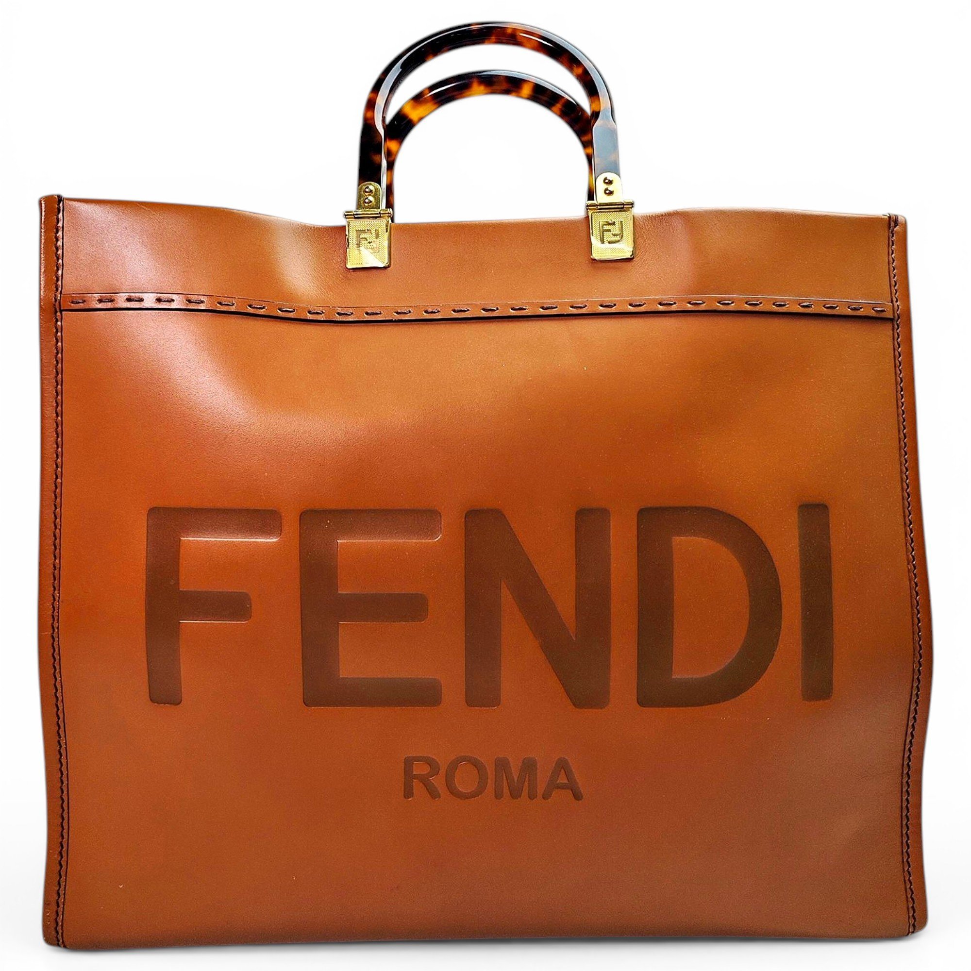 Runaway Shopping leather handbag