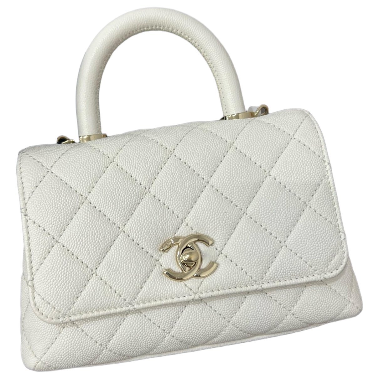 Coco Handle leather handbag