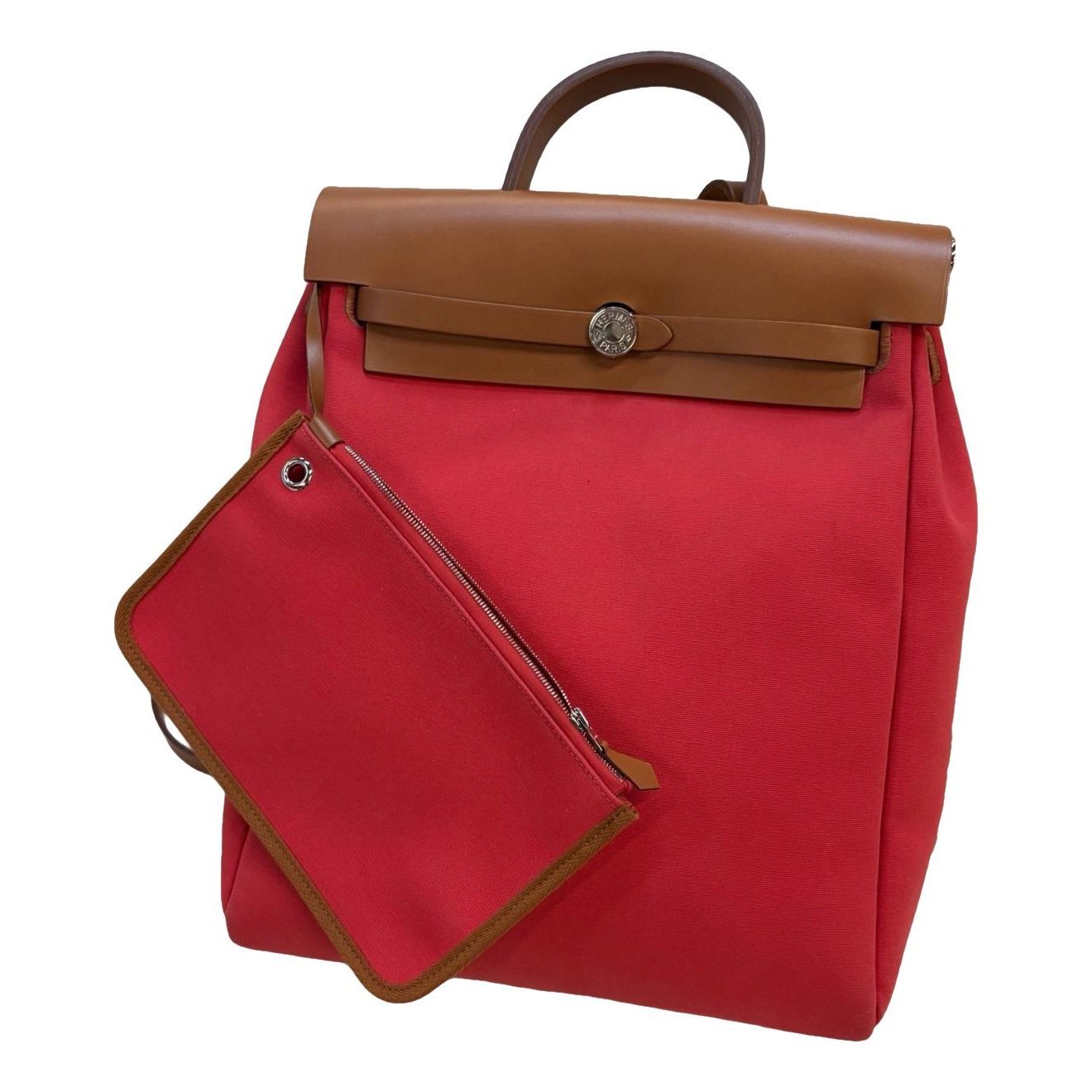 Hermes Herbag Handbag Caramel