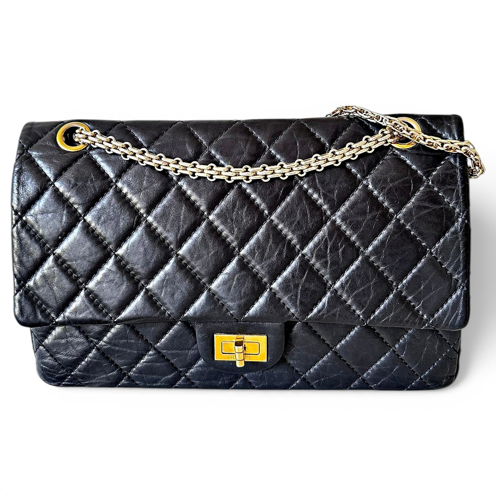 2.55 leather handbag