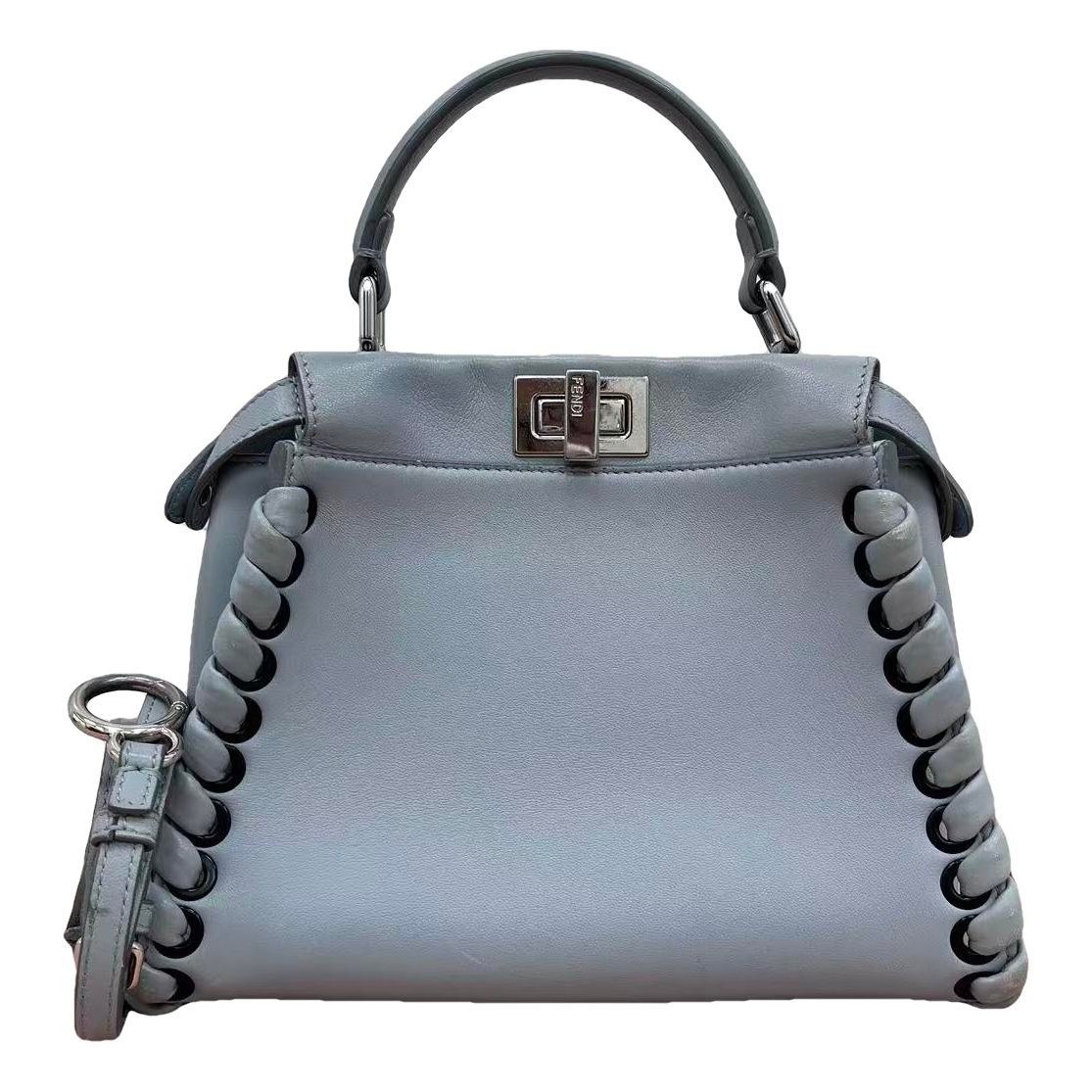 Peekaboo leather handbag
