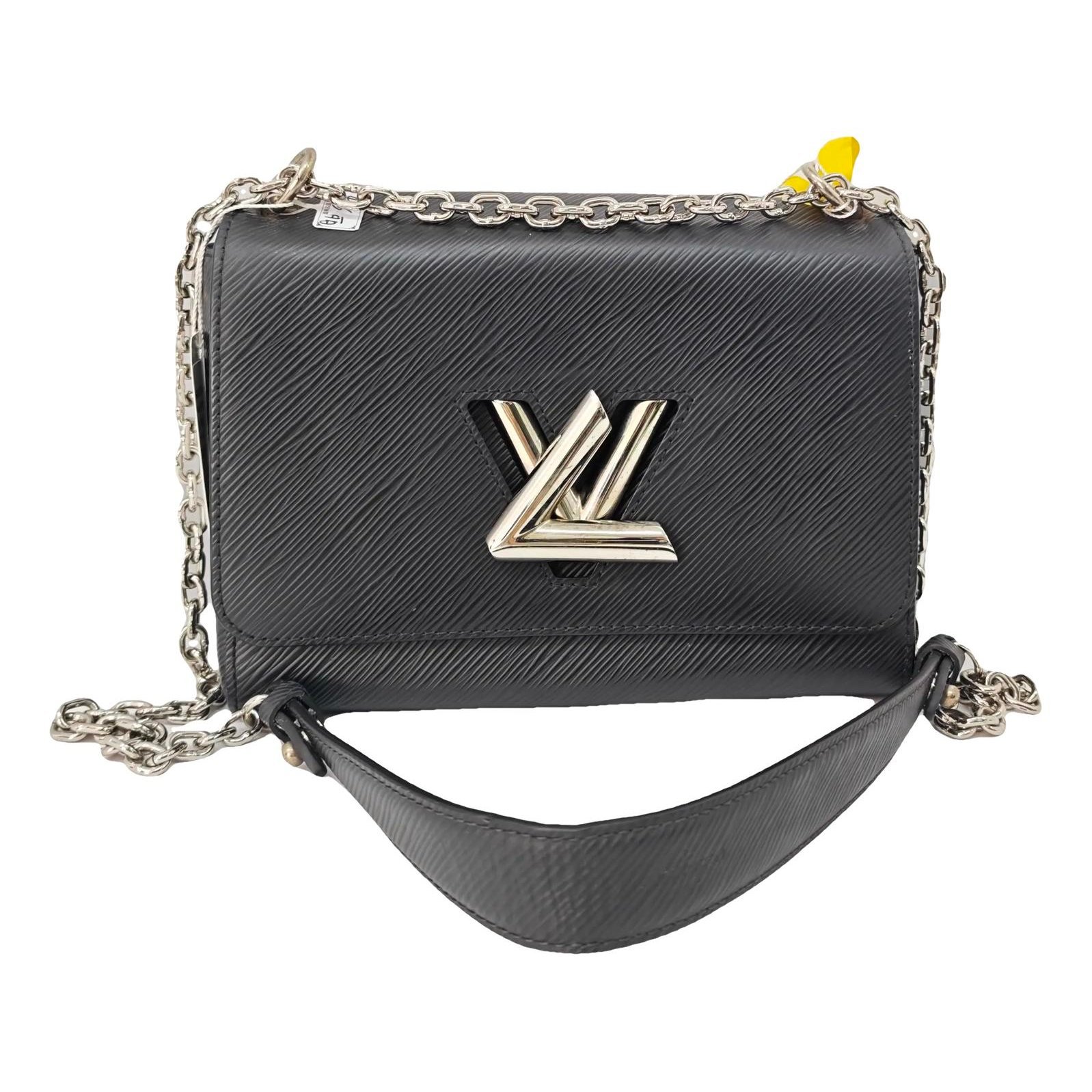 Twist leather handbag