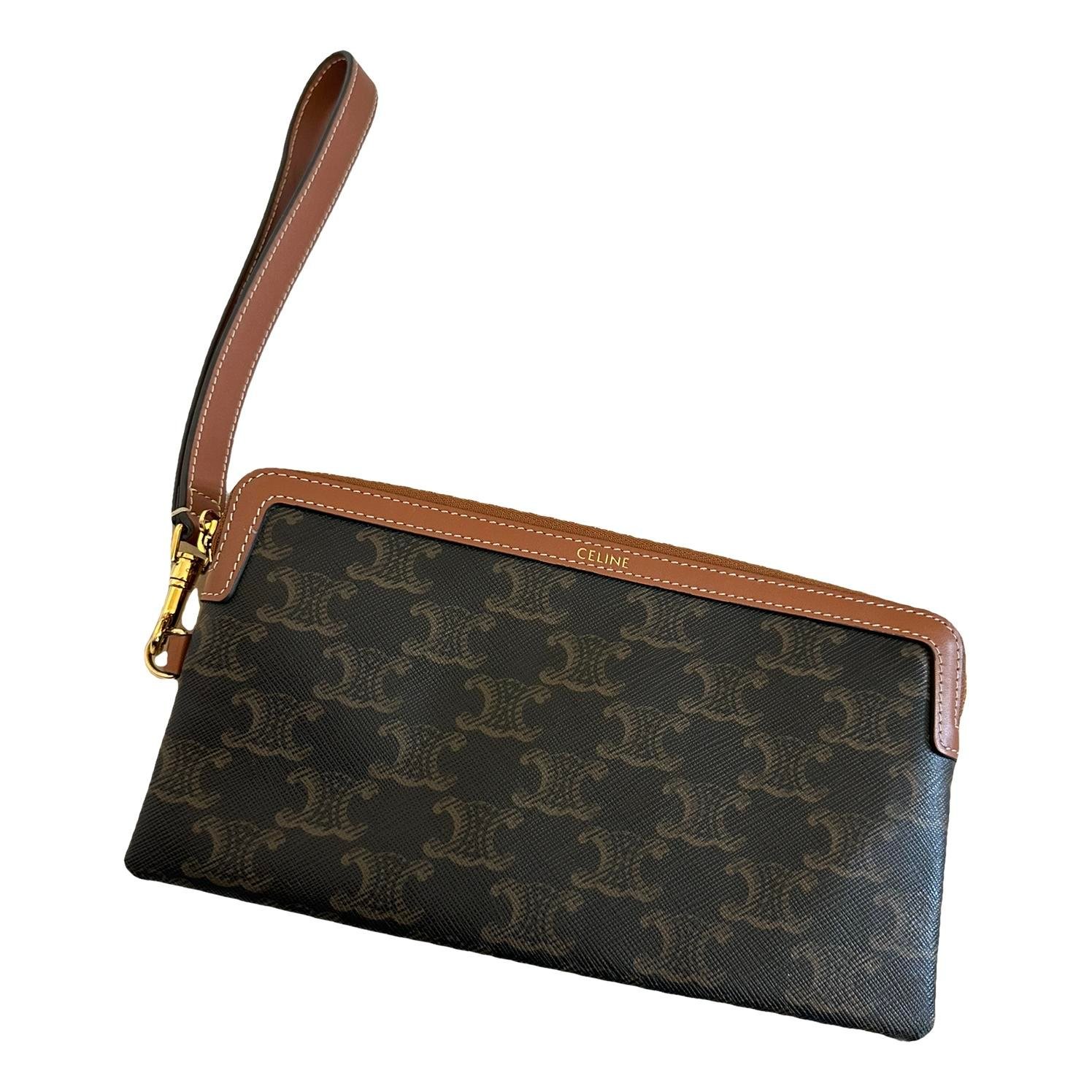 Pony-style calfskin clutch bag
