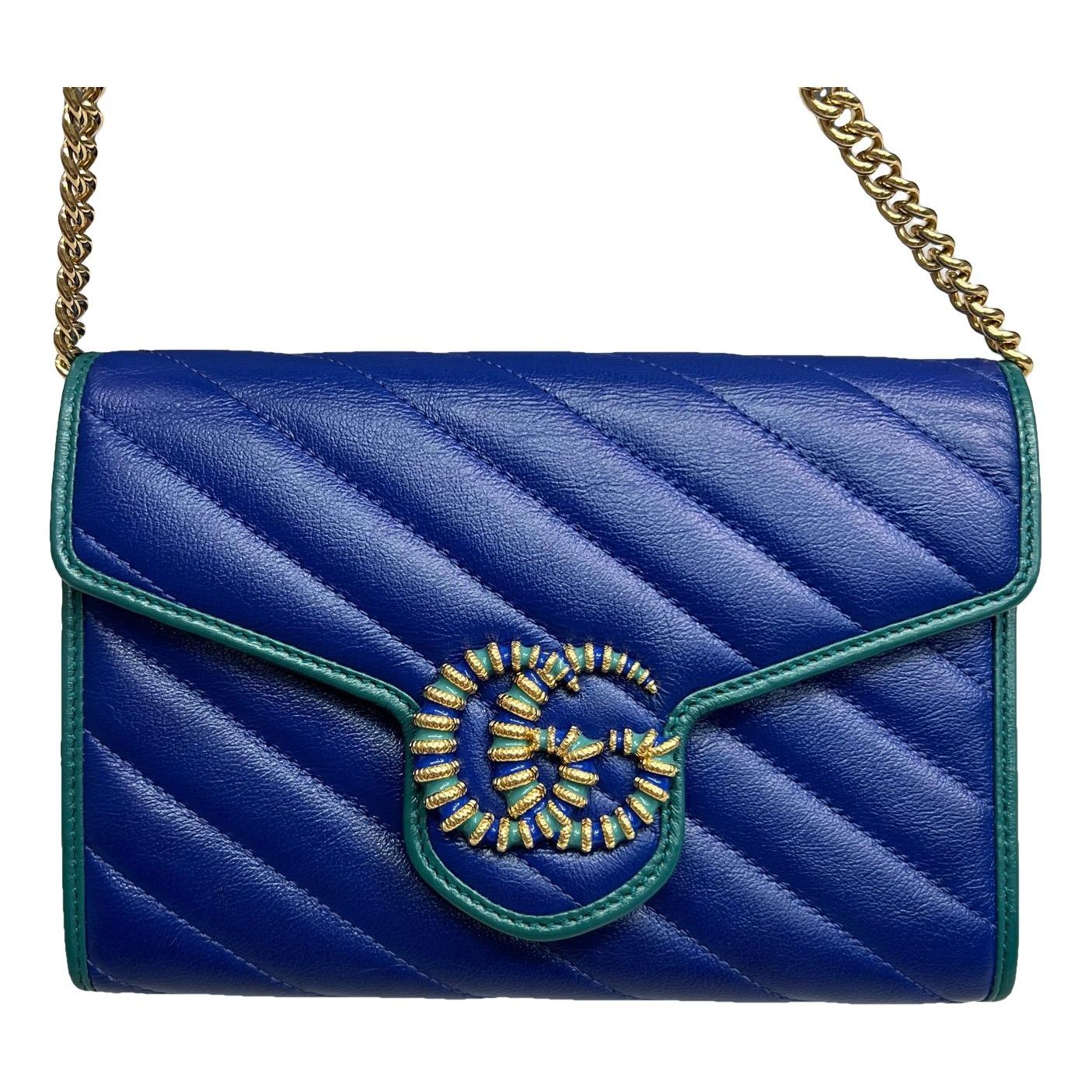 GG Marmont Chain leather crossbody bag