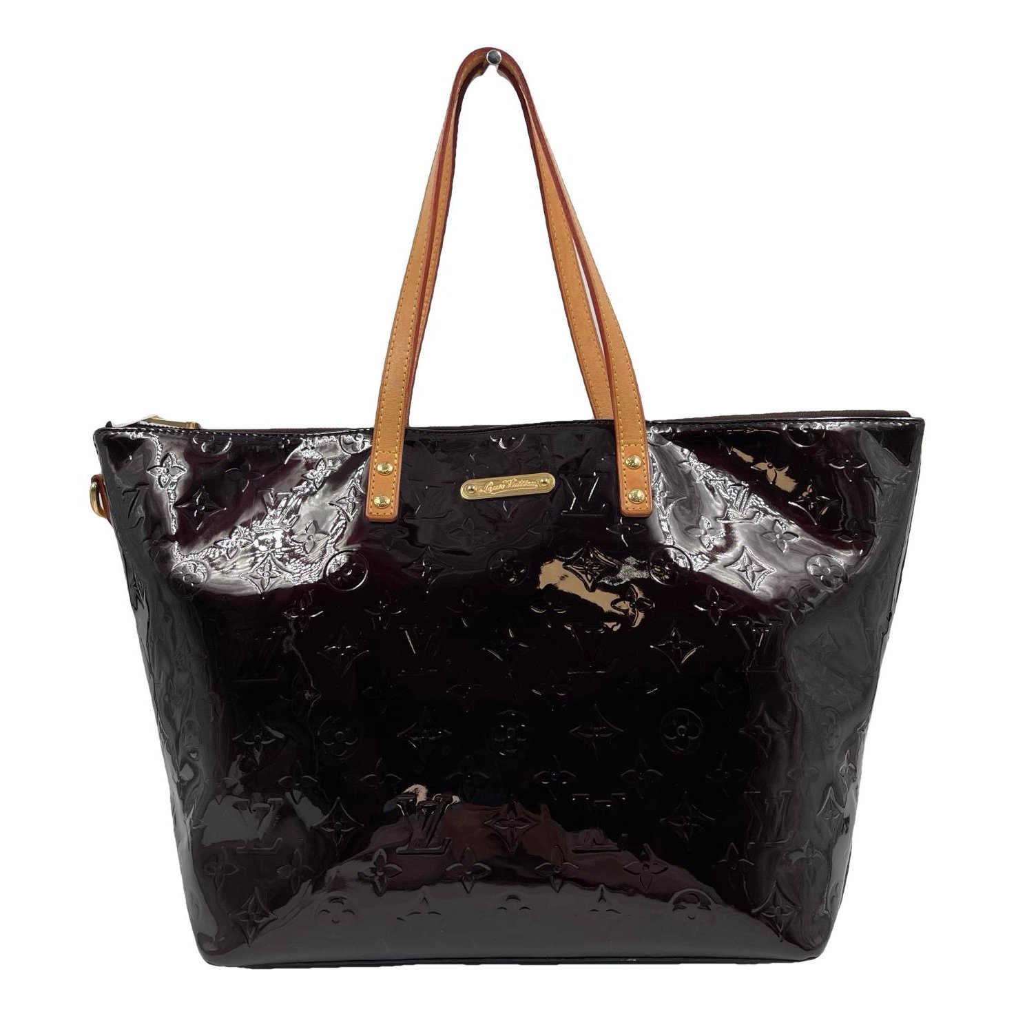 Bellevue patent leather handbag