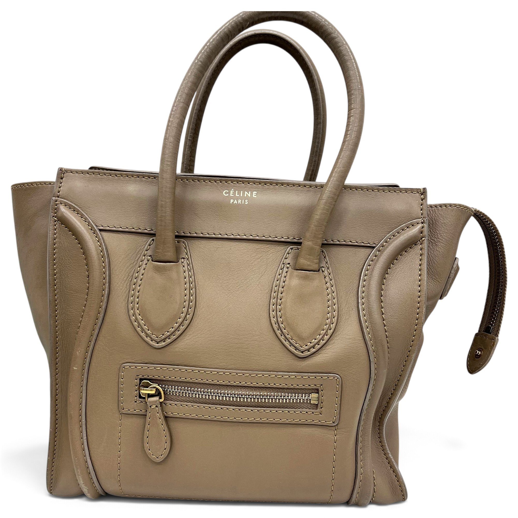 Luggage leather handbag