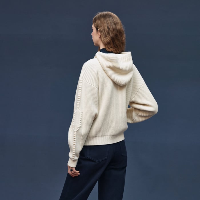 Blanc Naturel Hooded Sweater