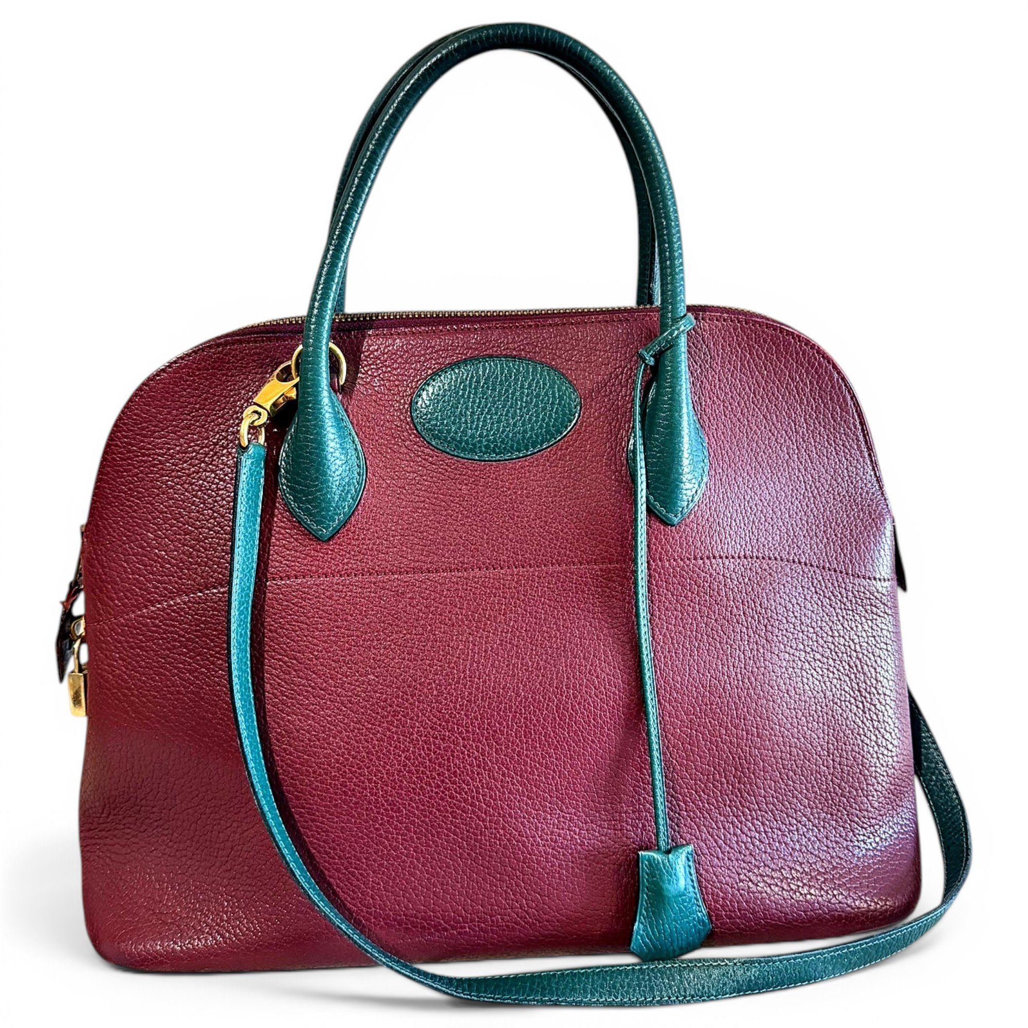 Bolide leather handbag