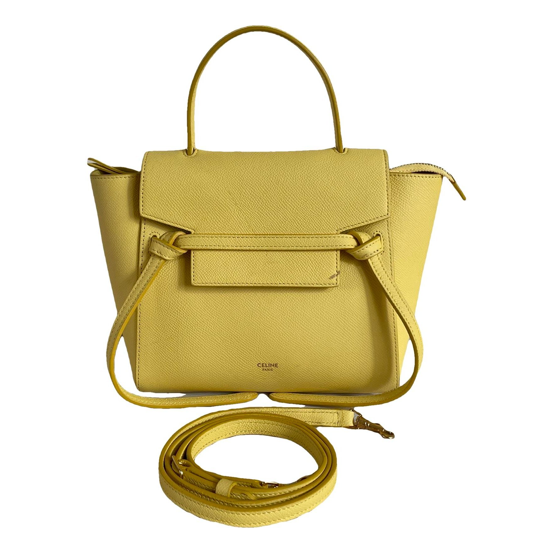 Belt leather handbag