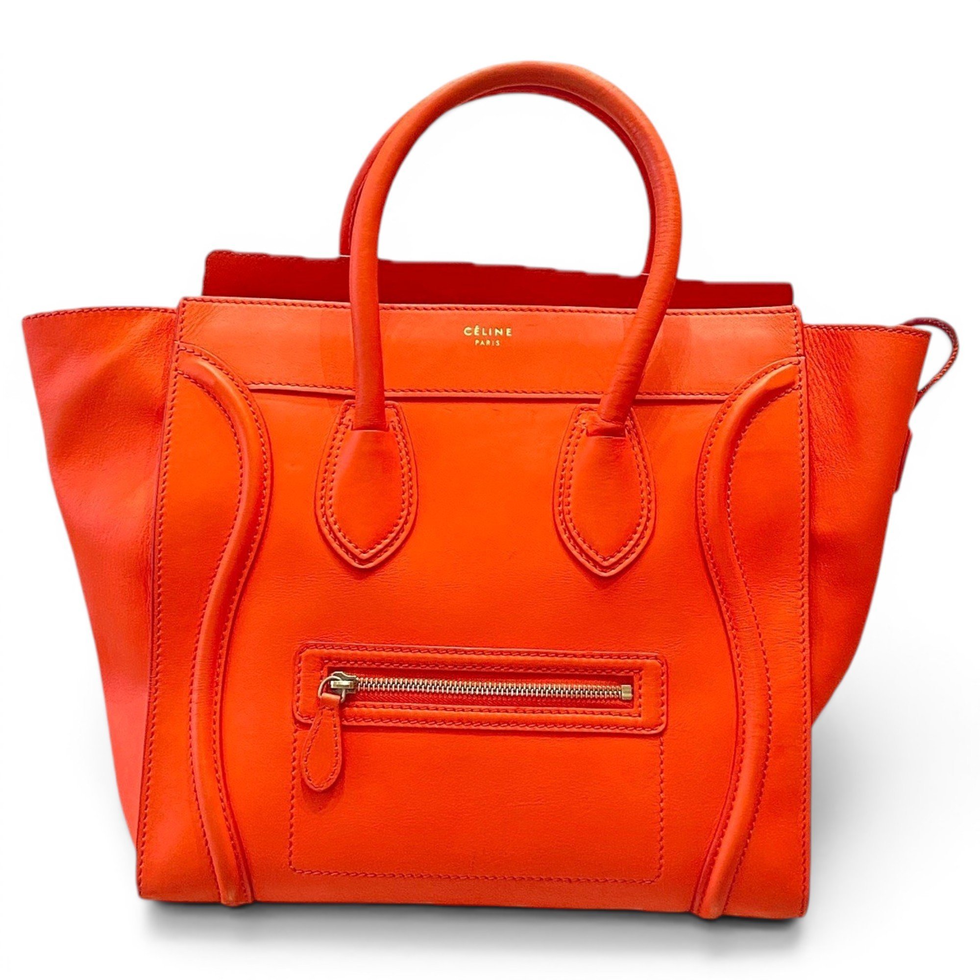 Luggage leather handbag