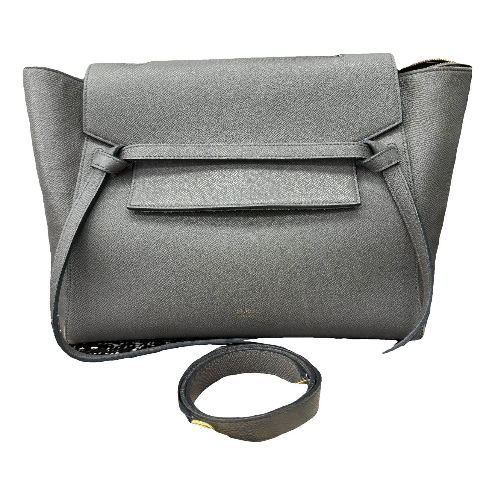 Belt leather handbag