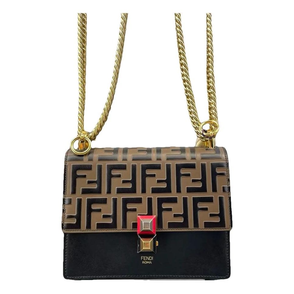 Kan I leather crossbody bag