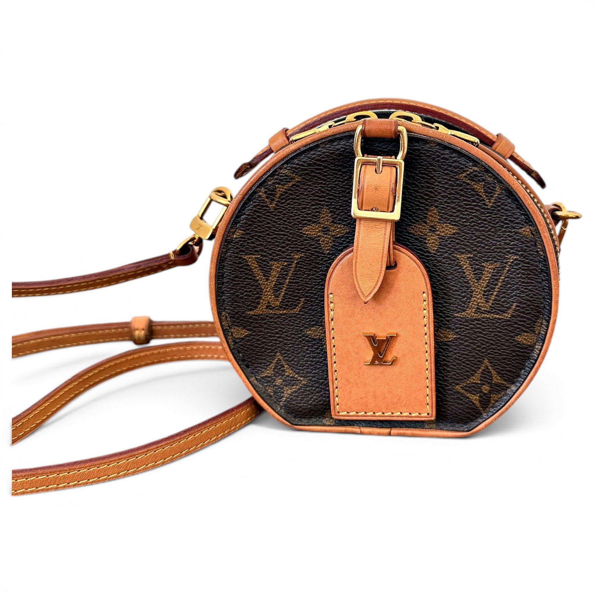 Boîte chapeau souple leather crossbody bag