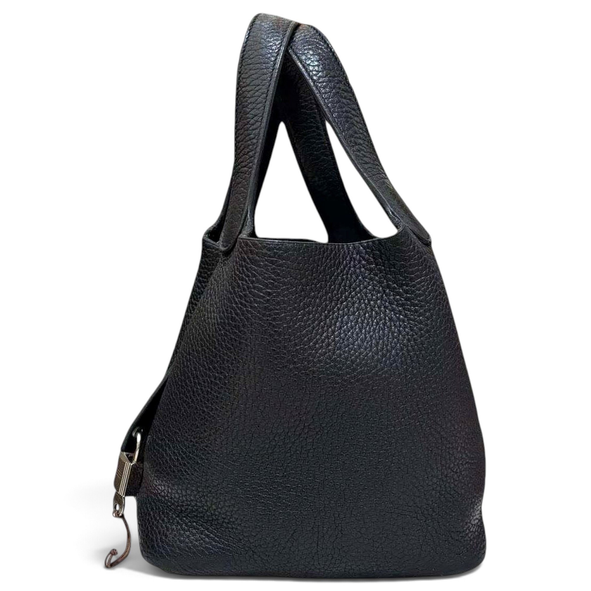 Picotin leather handbag