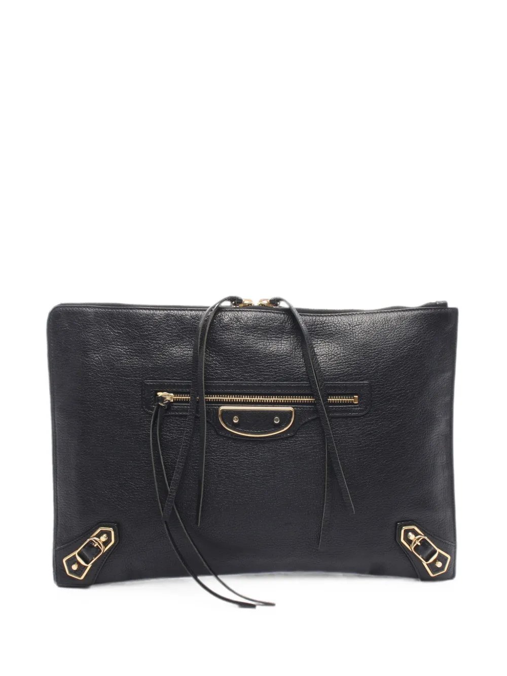 2010s Classic Metallic Edge clutch bag