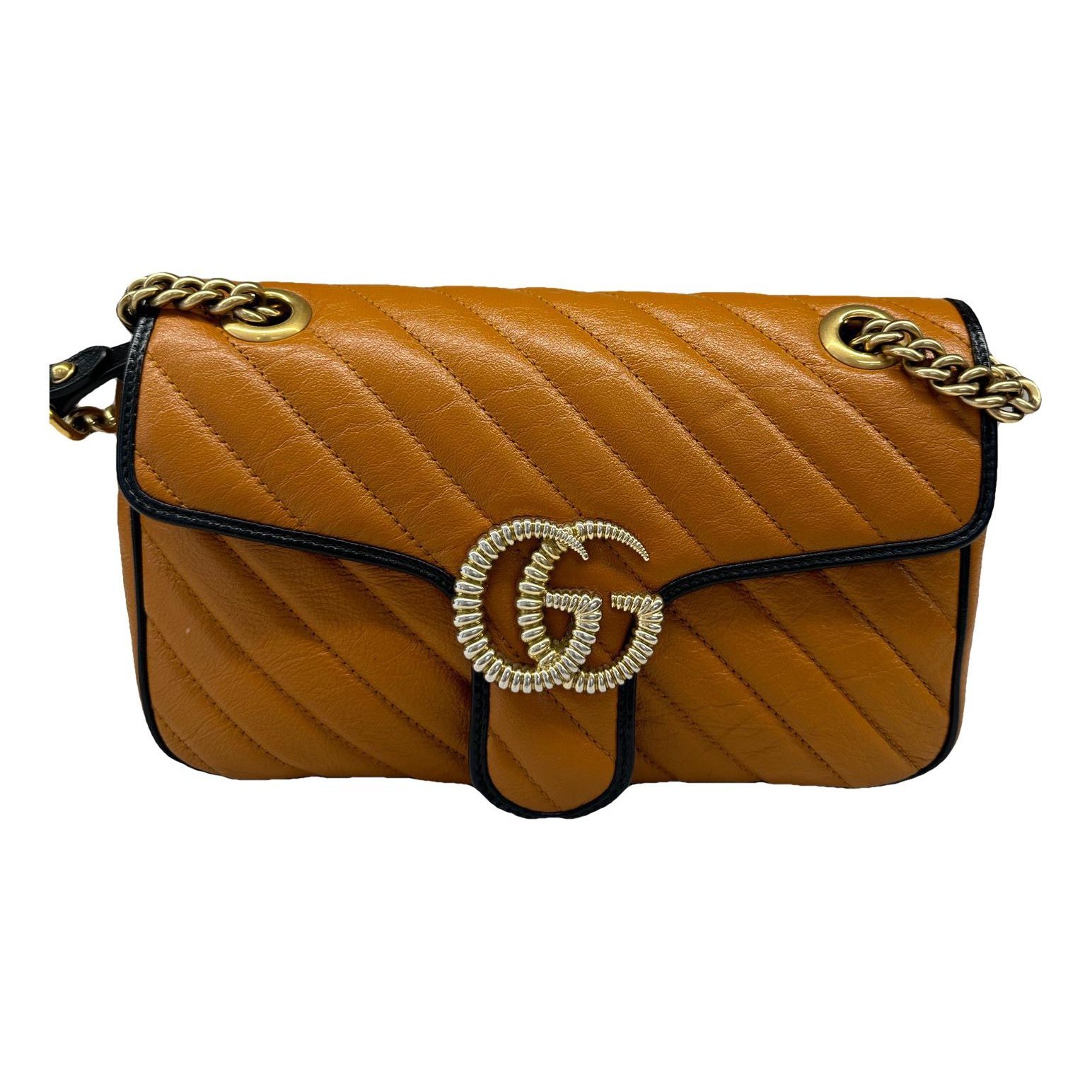 GG Marmont Flap leather crossbody bag