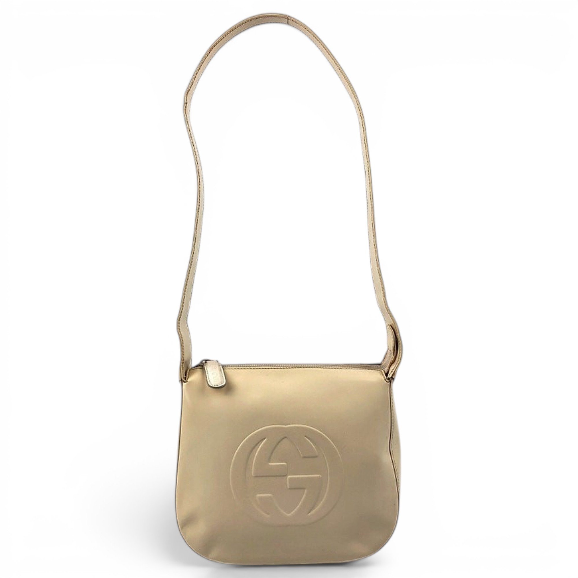 Patent leather handbag