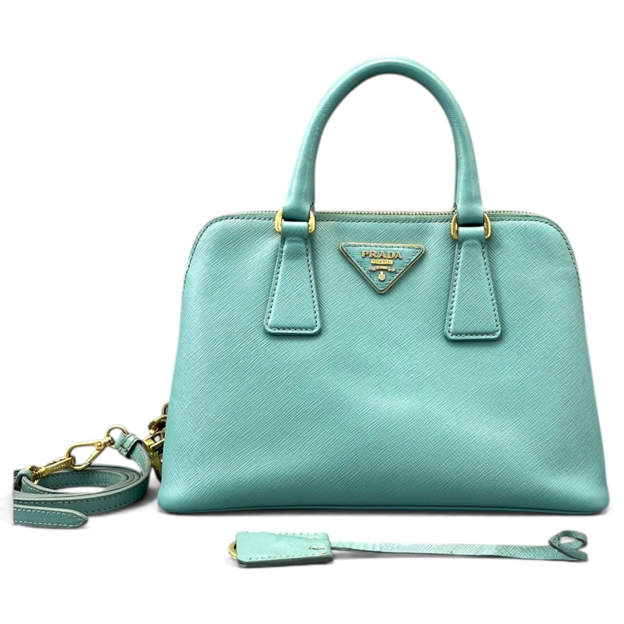 Promenade leather handbag