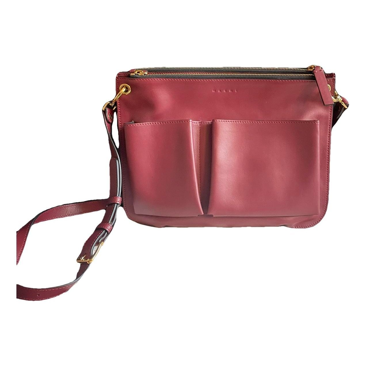 Leather crossbody bag