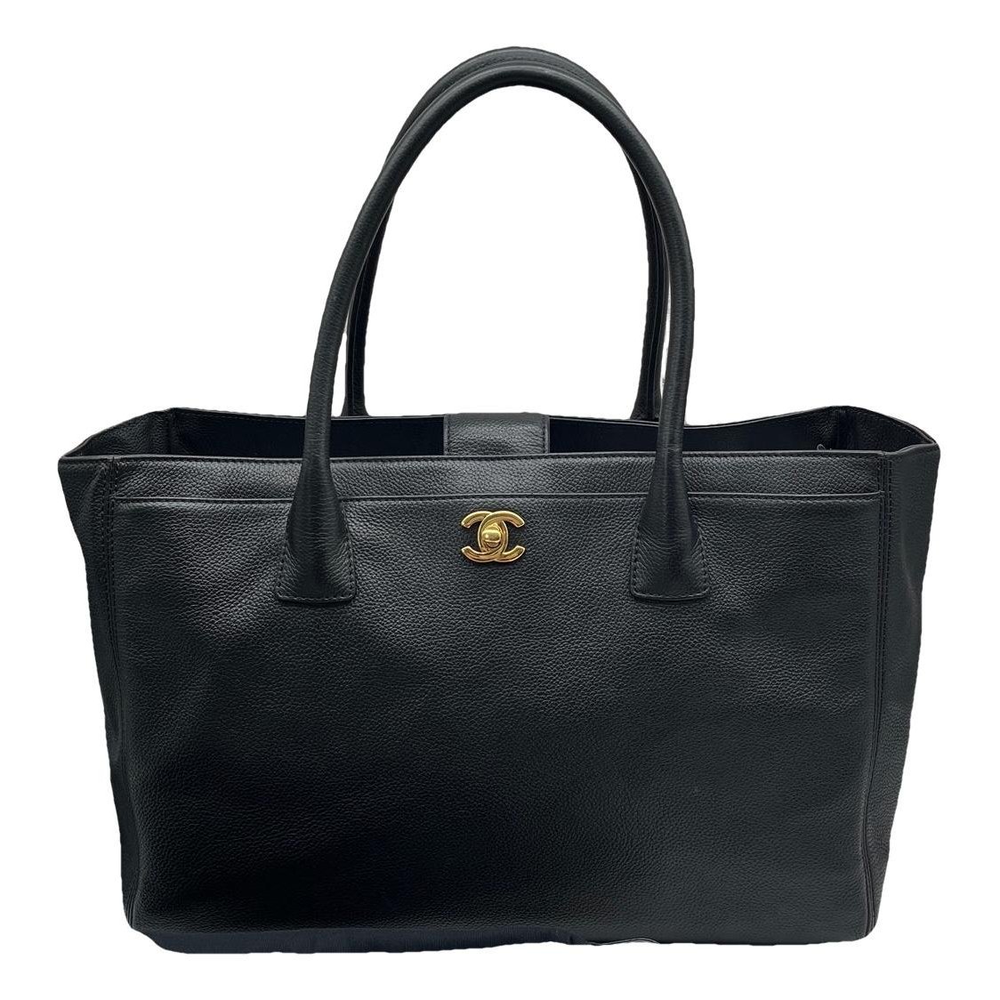 Executive leather tote