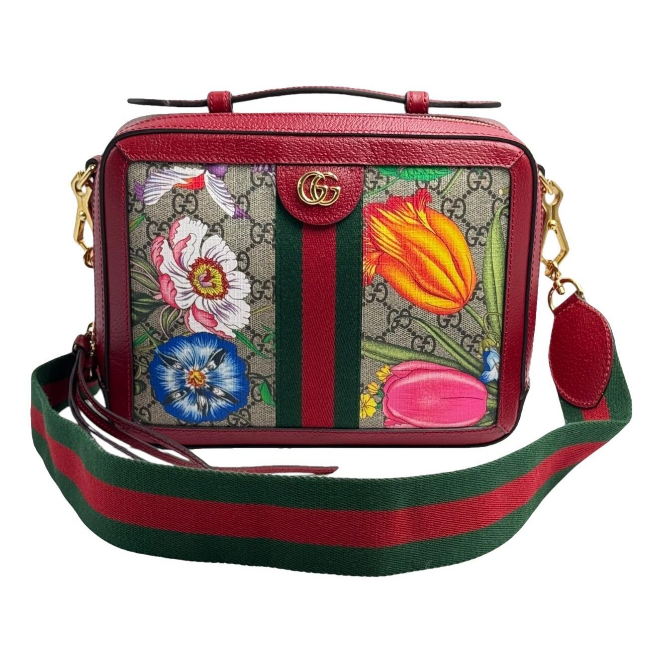 Ophidia Zip Around Camera leather crossbody bag