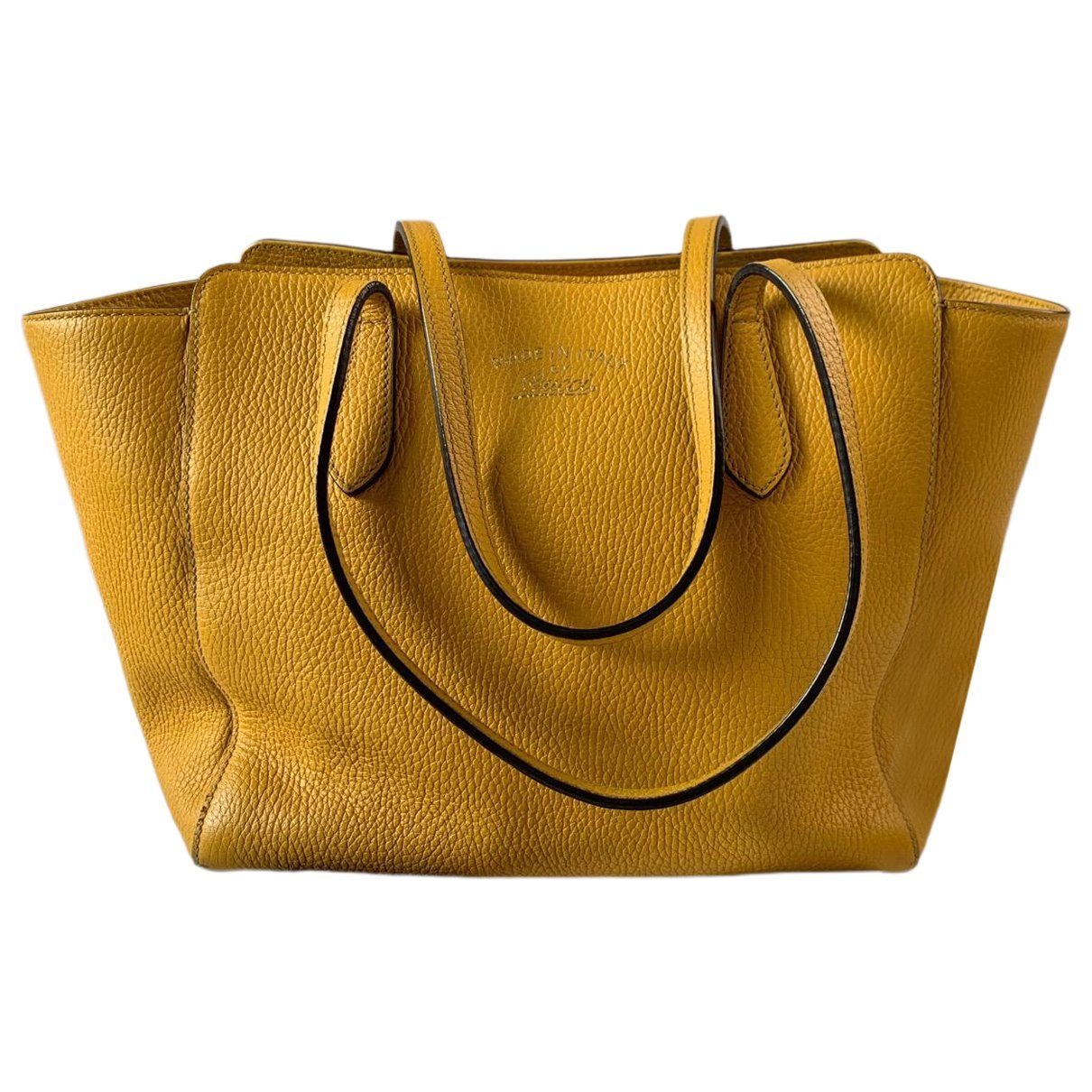Swing leather handbag