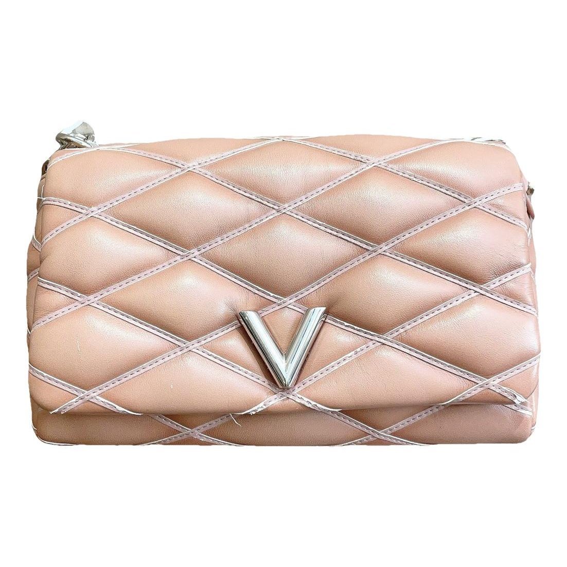 Twist leather handbag