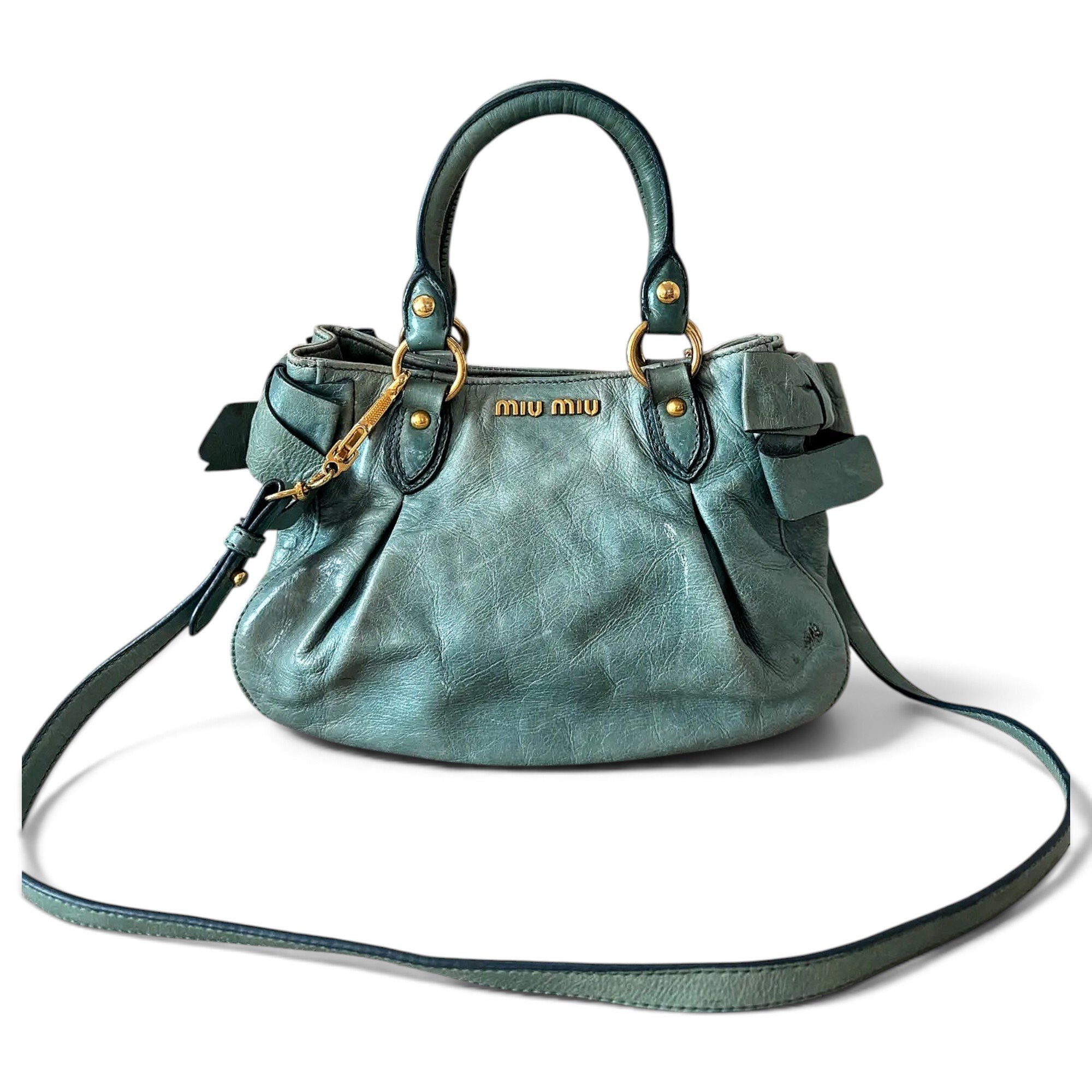 Leather crossbody bag