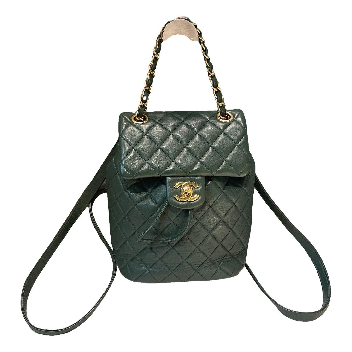Leather backpack