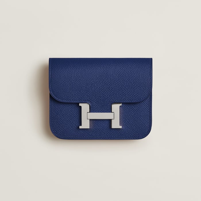 Bleu Saphir Constance Slim Wallet