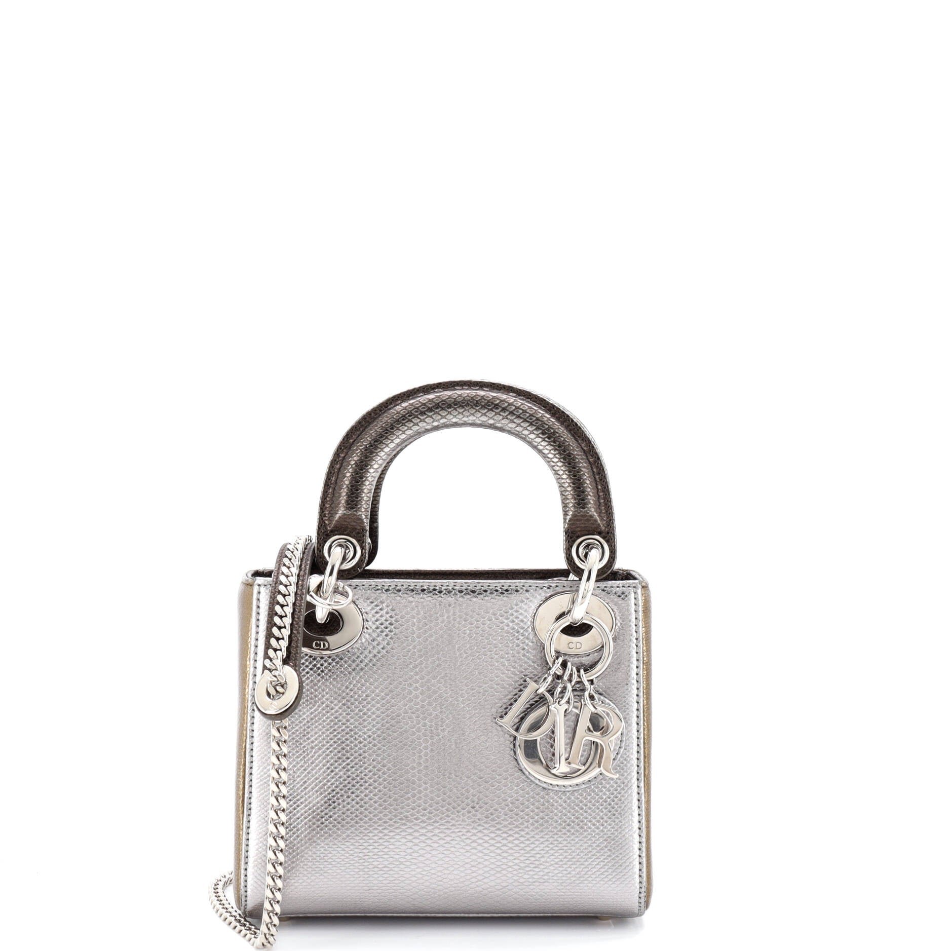 Dior Lady Dior Chain Bag Lizard Mini
