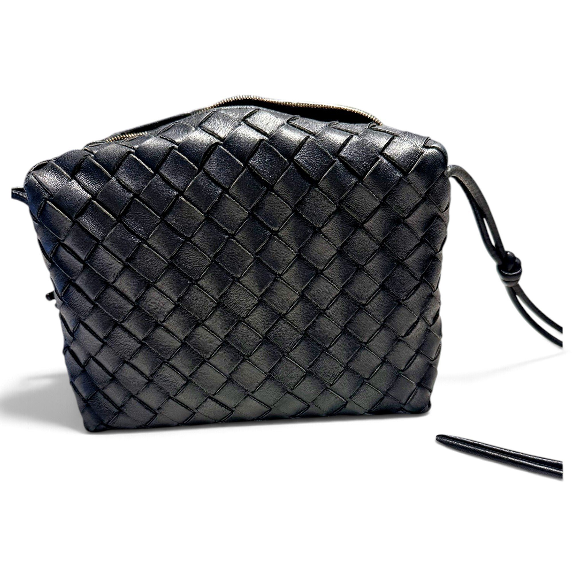 Loop leather crossbody bag