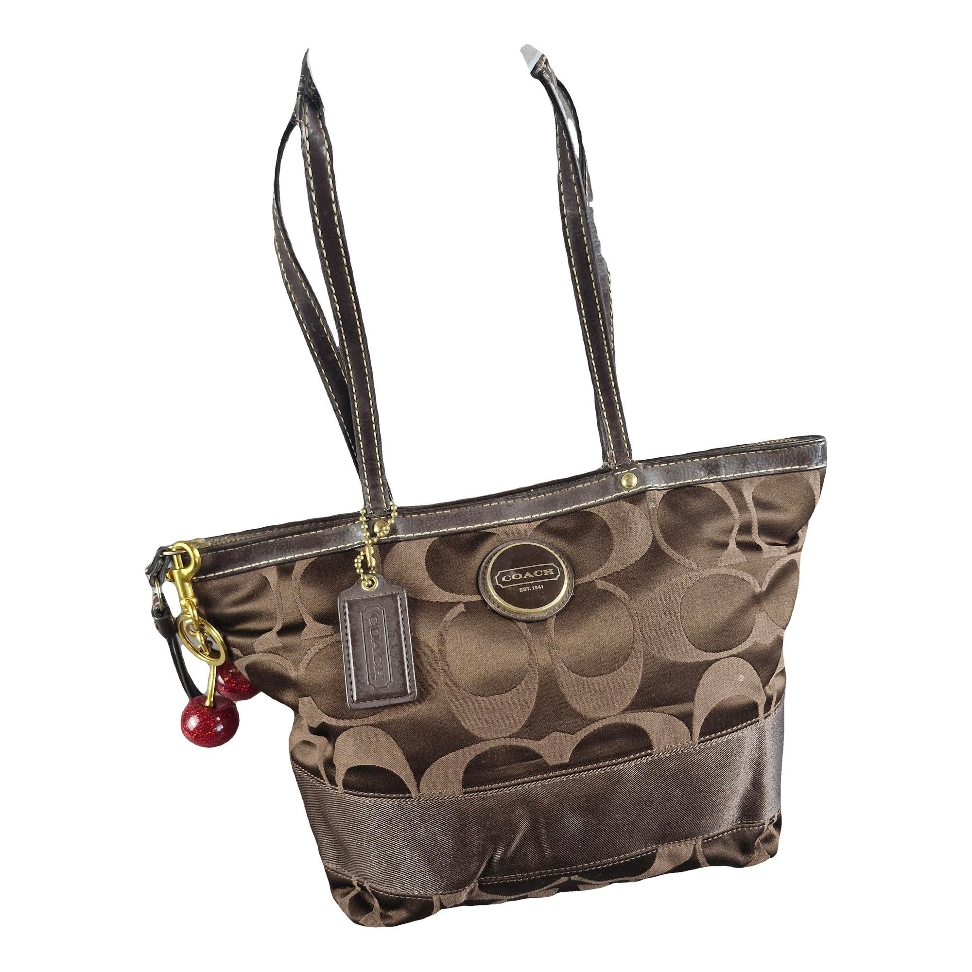 Tabby cloth handbag