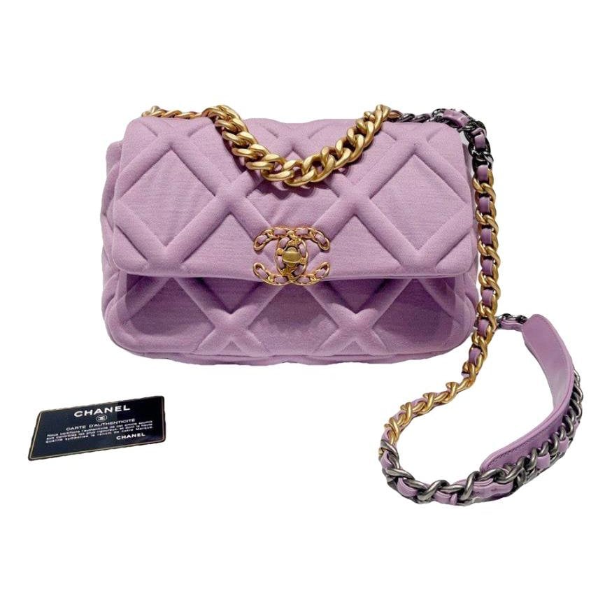 Chanel 19 cloth handbag