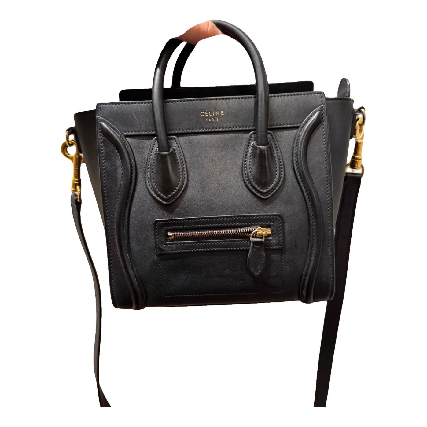 Nano Luggage leather handbag