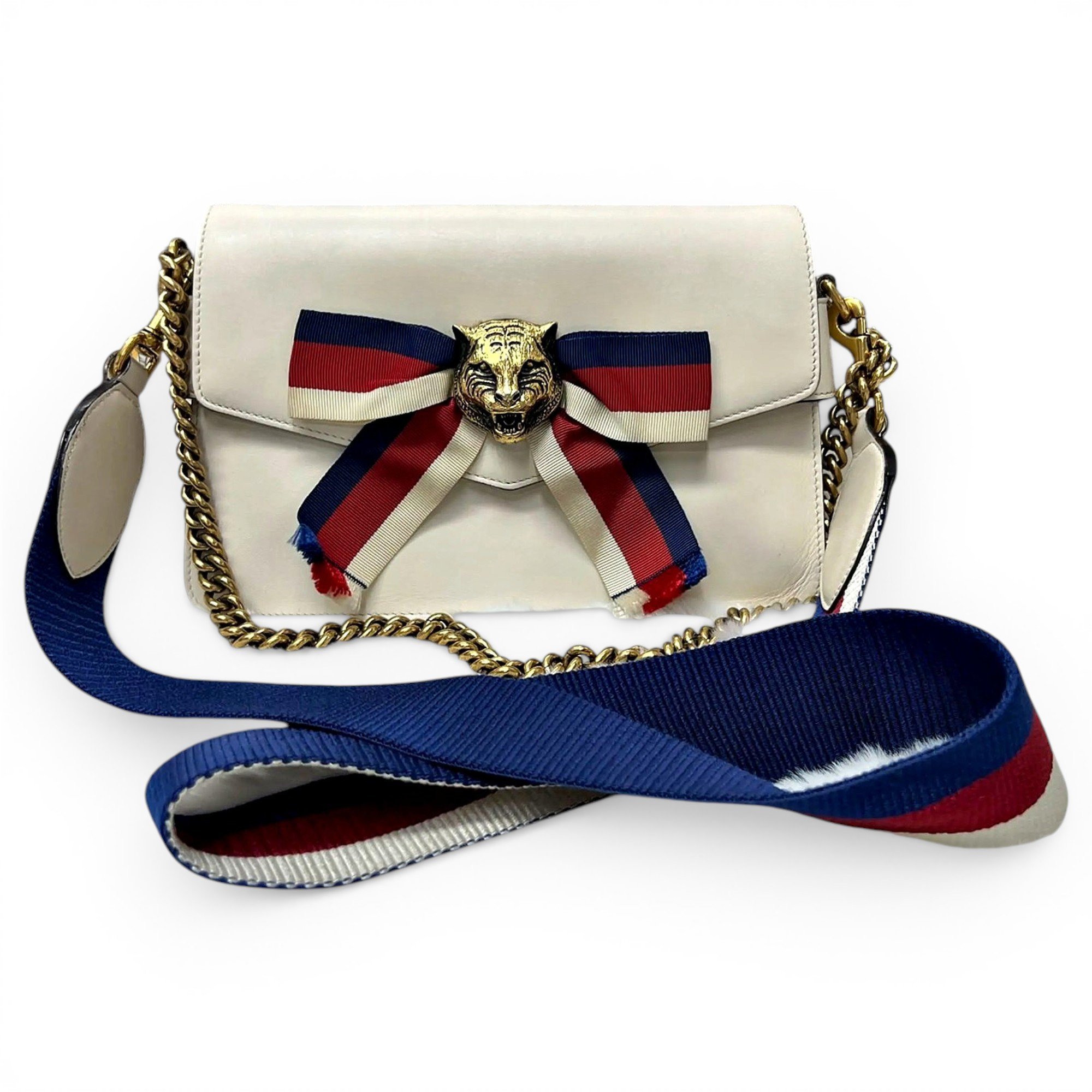 Animalier leather handbag