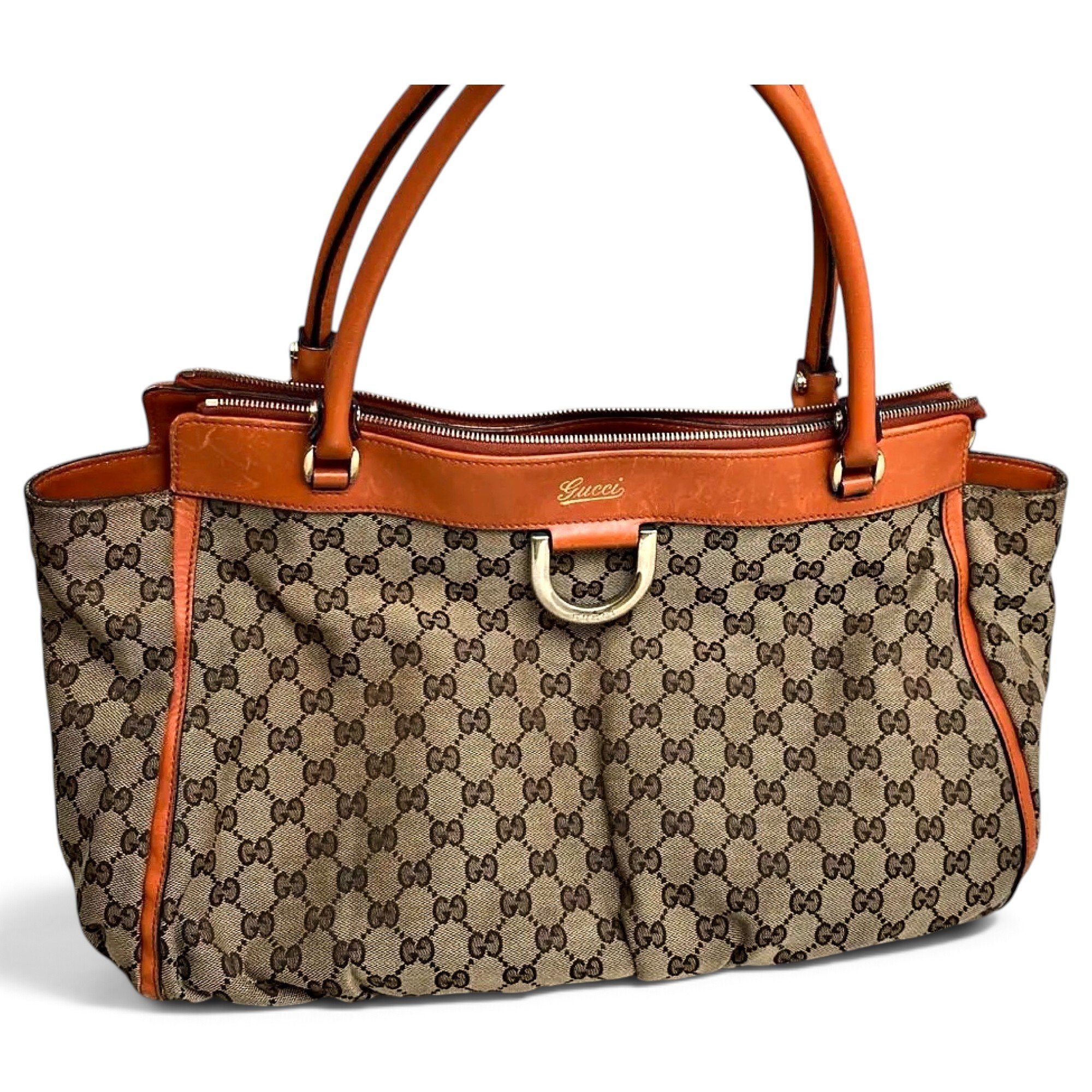 D-Ring leather tote