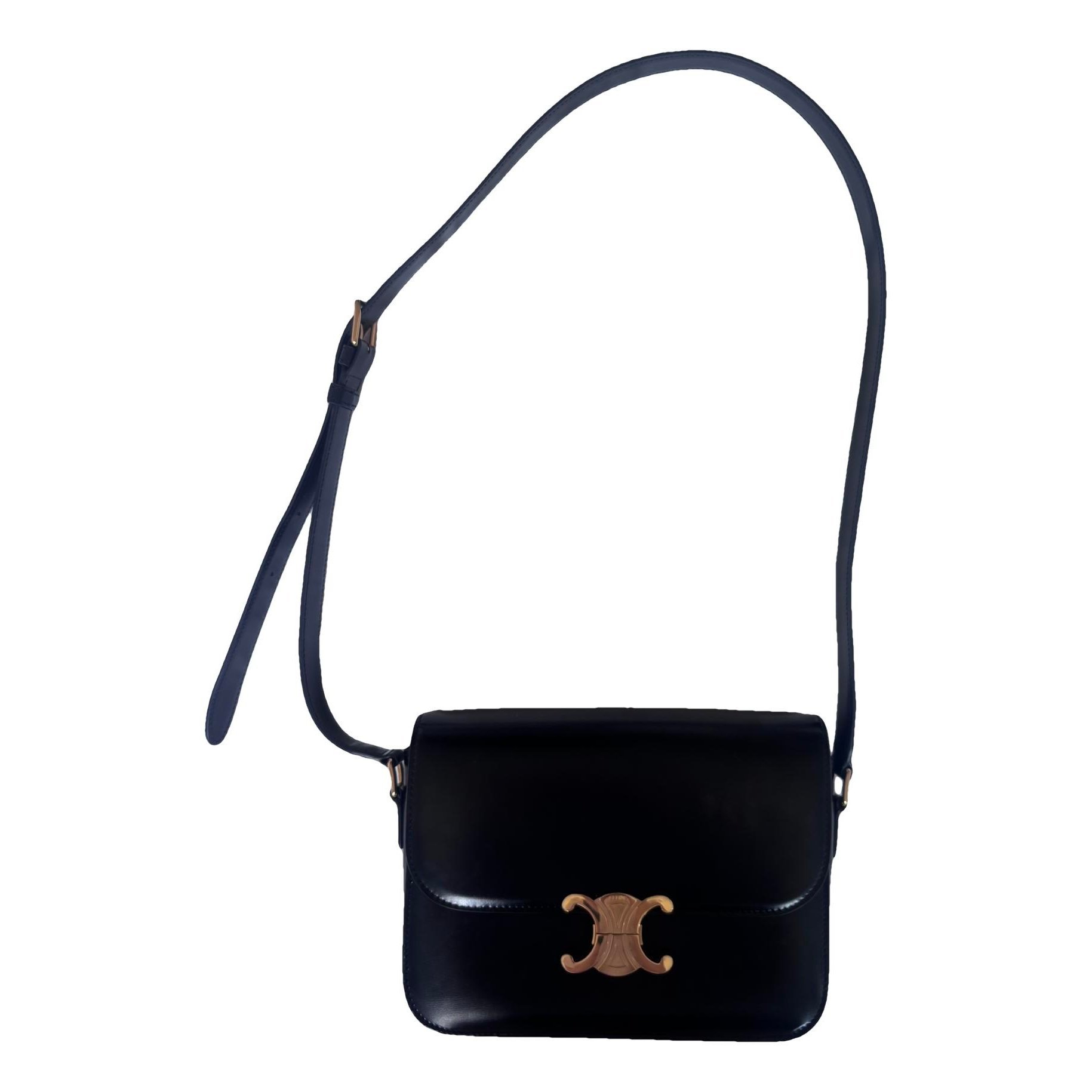Triomphe leather handbag