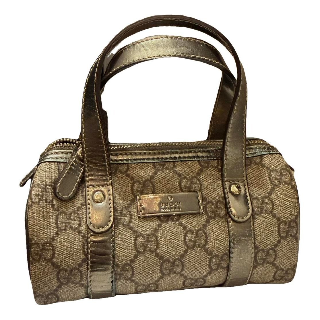 Boston leather handbag
