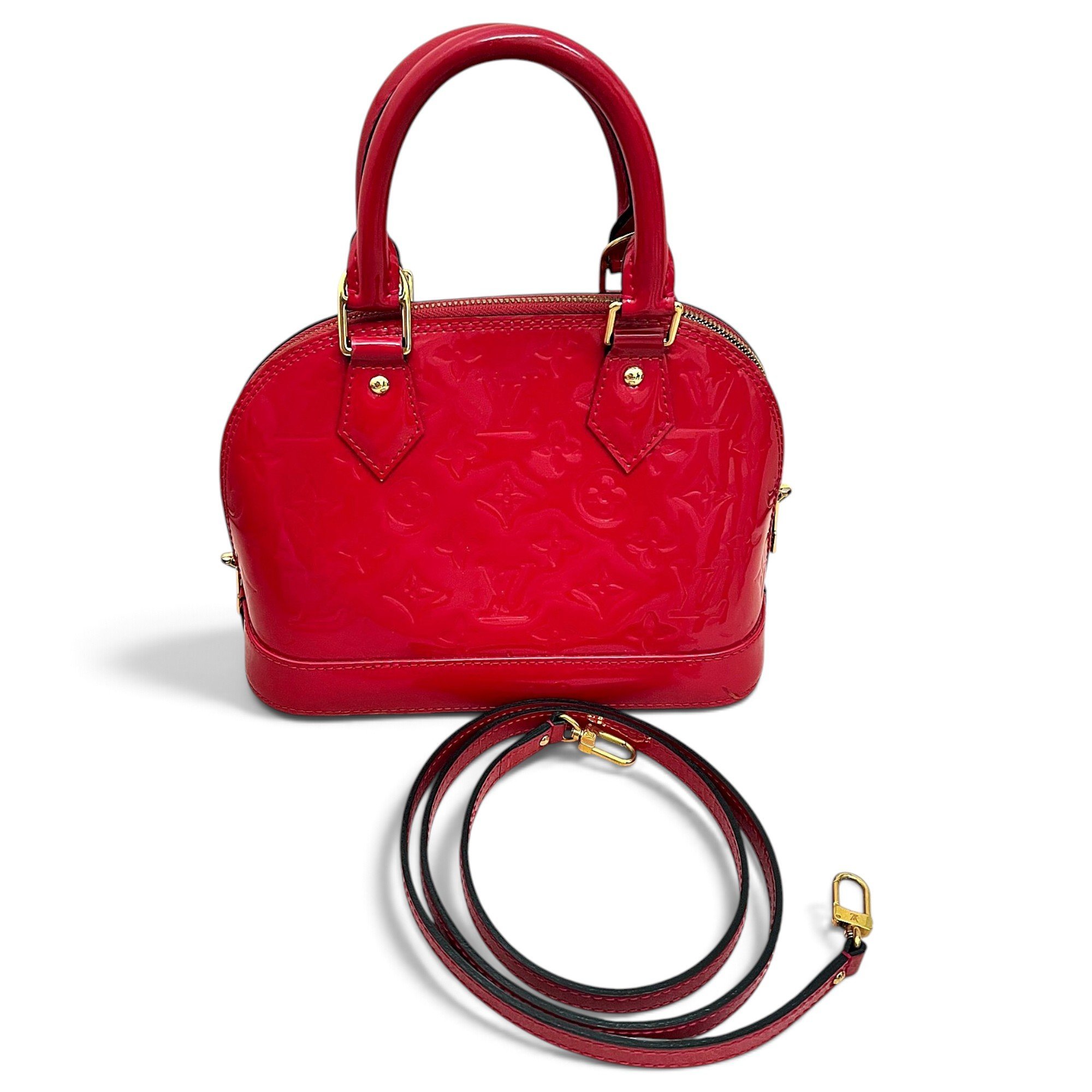 Alma BB patent leather handbag