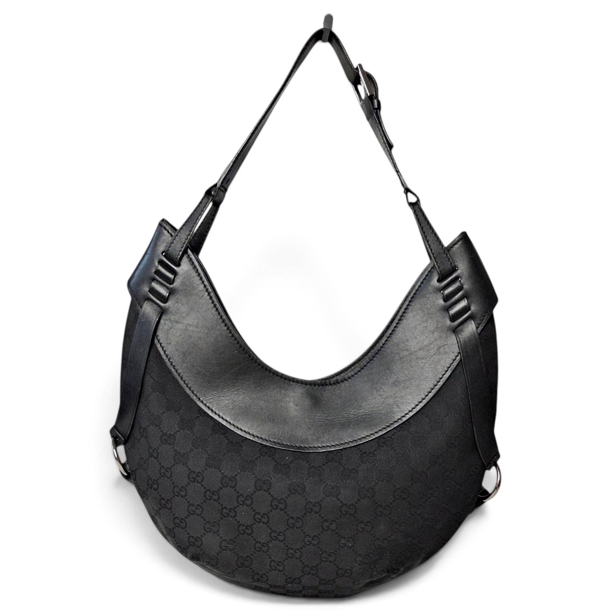 Hobo leather handbag